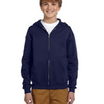 Youth NuBlend® Fleece Full-Zip Hooded Sweatshirt