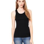 Women's Sheer Mini Rib Racerback Tank