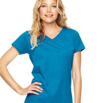 Women's Fine Jersey V-Neck Tee