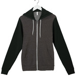 Unisex Poly-Cotton Fleece Full-Zip Hoodie