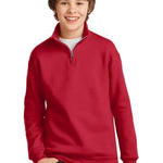 Youth NuBlend ® 1/4 Zip Cadet Collar Sweatshirt