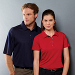 Ladies' JERZEES&reg; DRI-POWER&reg; SPORT Closed-Hole Mesh Polo