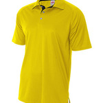 Adult Interlock Contrast Polo