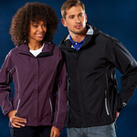 Ladies' Seam-Sealed Waterproof/Breathable Hooded Shell Jacket